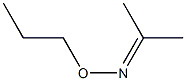 Acetone O-propyl oxime Struktur