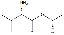 (S)-2-Amino-3-methylbutanoic acid (S)-1-methylpropyl ester Struktur
