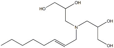 3,3'-(2-Octenylimino)bis(propane-1,2-diol)