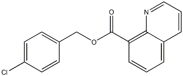 キノリン-8-カルボン酸4-クロロベンジル 化学構造式