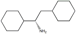 [S,(-)]-1,2-ジシクロヘキシルエチルアミン 化学構造式