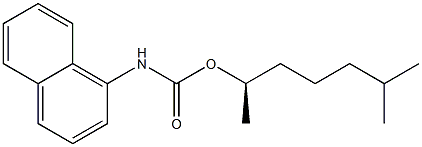 (-)-N-(1-Naphtyl)carbamic acid (R)-1,5-dimethylhexyl ester