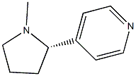 4-[(2S)-1-Methyl-2-pyrrolidinyl]pyridine Struktur
