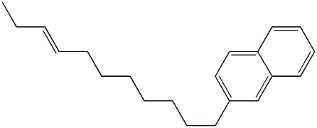 2-(8-Undecenyl)naphthalene Struktur