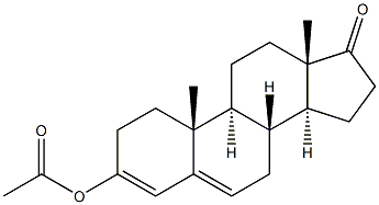 3-Acetoxyandrosta-3,5-dien-17-one Struktur
