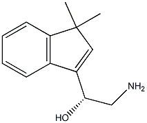 (R)-2-Amino-1-(1,1-dimethyl-1H-inden-3-yl)ethanol Struktur