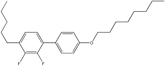 4-Pentyl-4'-octyloxy-2,3-difluoro-1,1'-biphenyl 结构式