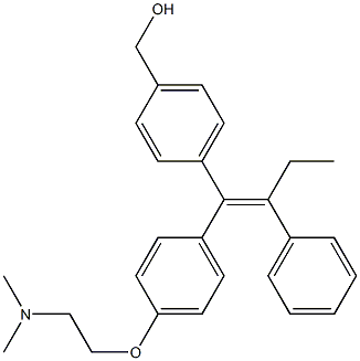2-[4-[(Z)-1-(4-Hydroxymethylphenyl)-2-phenyl-1-butenyl]phenoxy]-N,N-dimethylethanamine