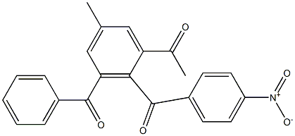 1-Acetyl-3-benzoyl-2-(4-nitrobenzoyl)-5-methylbenzene