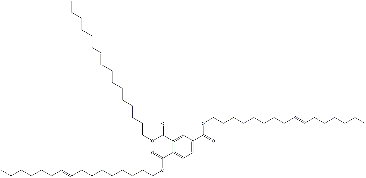 1,2,4-Benzenetricarboxylic acid tri(9-hexadecenyl) ester Struktur