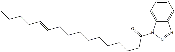 1-(11-Hexadecenoyl)-1H-benzotriazole 结构式