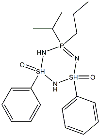 5-Isopropyl-1,3-diphenyl-5-propyl-1H,3H-1,3,2,4,6,5-dithiatriazaphosphorine 1,3-dioxide
