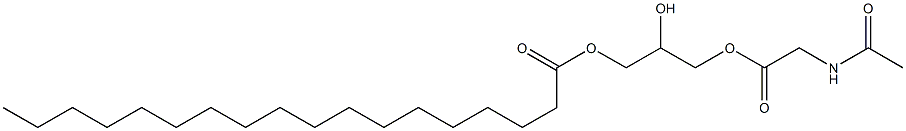 1-[(N-Acetylglycyl)oxy]-2,3-propanediol 3-octadecanoate