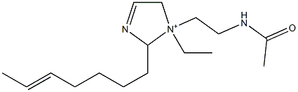 1-[2-(Acetylamino)ethyl]-1-ethyl-2-(5-heptenyl)-3-imidazoline-1-ium