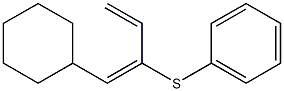 (2E)-1-Cyclohexyl-2-(phenylthio)-1,3-butadiene Structure