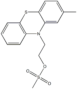 Methanesulfonic acid 2-(2-methyl-10H-phenothiazin-10-yl)ethyl ester Structure