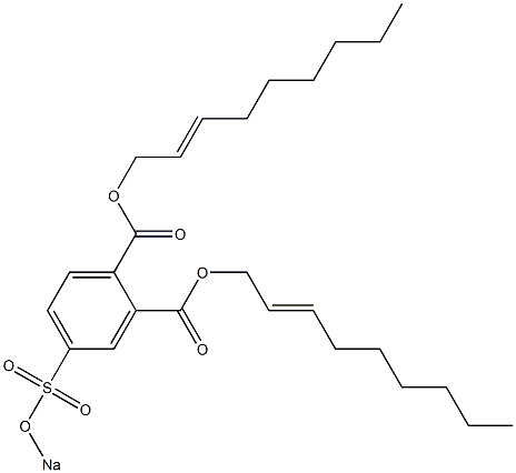 4-(Sodiosulfo)phthalic acid di(2-nonenyl) ester