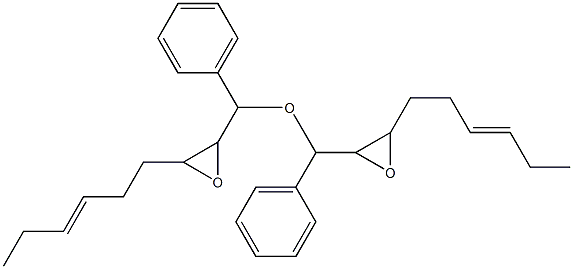 3-(3-Hexenyl)phenylglycidyl ether 结构式