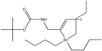(2Z)-2-Tributylstannyl-N-(tert-butoxycarbonyl)-3-iodo-2-propen-1-amine