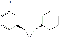 3-[(1S,2R)-2-Dipropylaminocyclopropyl]phenol Structure