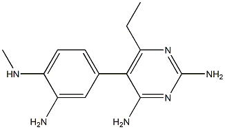 2,4-Diamino-6-ethyl-5-(3-amino-4-(methylamino)phenyl)pyrimidine