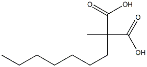 Heptylmethylmalonic acid 结构式