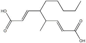 2,3-オクタンジオールジアクリラート 化学構造式