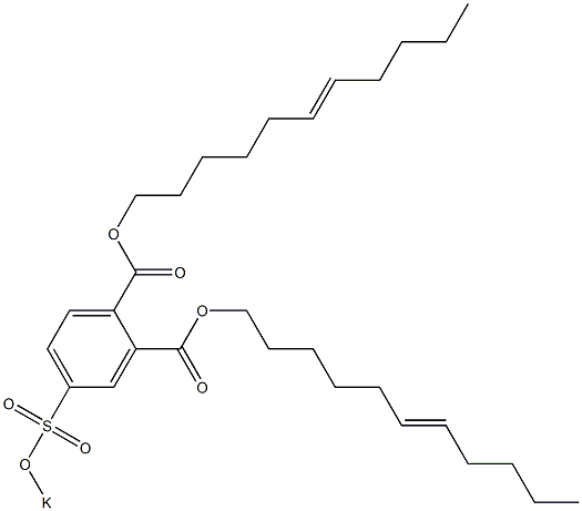 4-(Potassiosulfo)phthalic acid di(6-undecenyl) ester