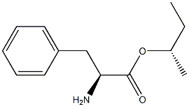 (S)-2-Amino-3-phenylpropanoic acid (S)-1-methylpropyl ester Struktur