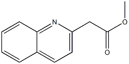 Quinoline-2-acetic acid methyl ester Struktur