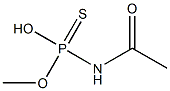 N-Acetylamidothiophosphoric acid methyl ester Struktur