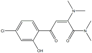 (2E)-2-(Dimethylamino)-N,N-dimethyl-4-oxo-4-(4-chloro-2-hydroxyphenyl)-2-butenamide|