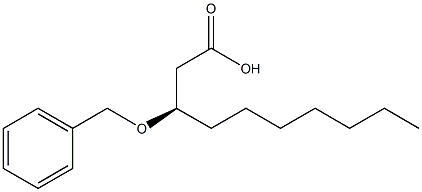 [R,(-)]-3-Benzyloxydecanoic acid 结构式