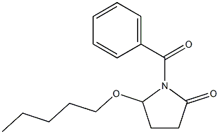 5-(Pentyloxy)-1-[benzoyl]pyrrolidin-2-one Structure