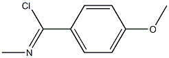 Chloro(4-methoxyphenyl)-N-methylmethanimine