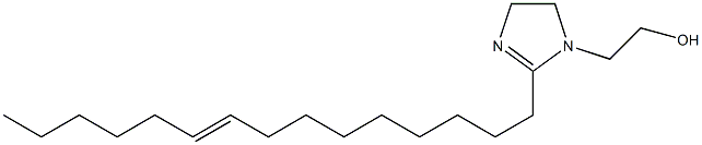 2-(9-ペンタデセニル)-2-イミダゾリン-1-エタノール 化学構造式