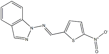  2-[(1H-Indazol-1-yl)iminomethyl]-5-nitrothiophene