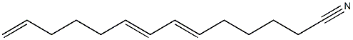 6,8,13-Tetradecatrienenitrile Struktur