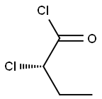 [S,(+)]-2-クロロ酪酸クロリド 化学構造式