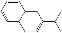 1,4,4a,8a-Tetrahydro-2-isopropylnaphthalene Structure