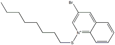 1-Octylthio-3-bromoquinolinium