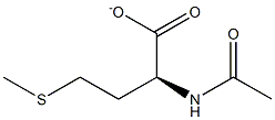 (S)-2-(Acetylamino)-4-(methylthio)butanoate Structure