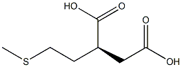 [S,(+)]-[2-(Methylthio)ethyl]succinic acid Struktur