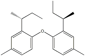 (-)-[(R)-sec-Butyl]p-tolyl ether Struktur