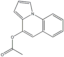 Acetic acid pyrrolo[1,2-a]quinolin-4-yl ester Struktur