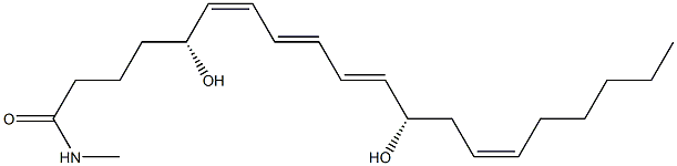  (5R,6Z,8E,10E,12S,14Z)-5,12-Dihydroxy-N-methyl-6,8,10,14-icosatetrenamide