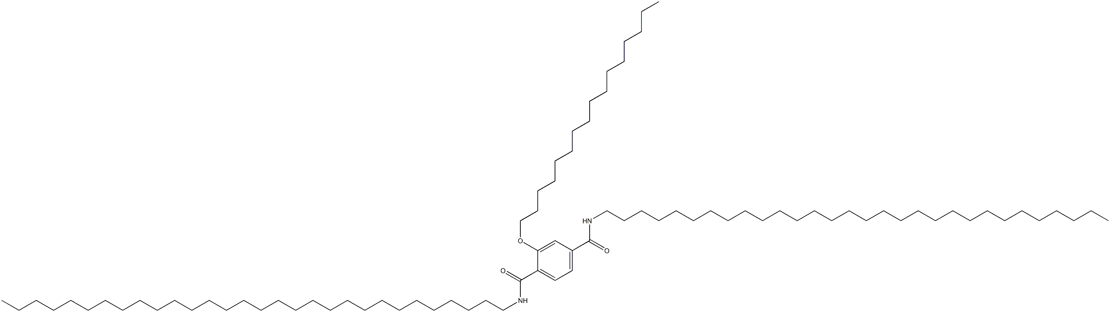 2-(Hexadecyloxy)-N,N'-ditriacontylterephthalamide Structure