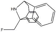 5-(フルオロメチル)-10,11-ジヒドロ-5H-ジベンゾ[a,d]シクロヘプテン-5,10-イミン 化学構造式