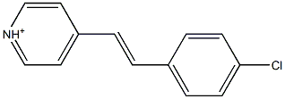 4-[(E)-2-(4-Chlorophenyl)ethenyl]pyridinium