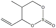 4-Vinyl-5-methyl-1,3,2-dioxathiane 2-oxide Structure